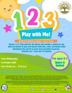 123 Play with Me @ Inner City Branch Library