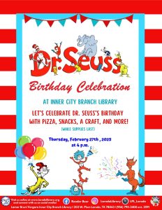 Dr. Seuss's Birthday Celebration Inner City Library @ Inner City Branch Library