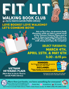 Walking Book Club @ Vietnam Veterans Plaza (next to Joe A. Guerra Public Library))