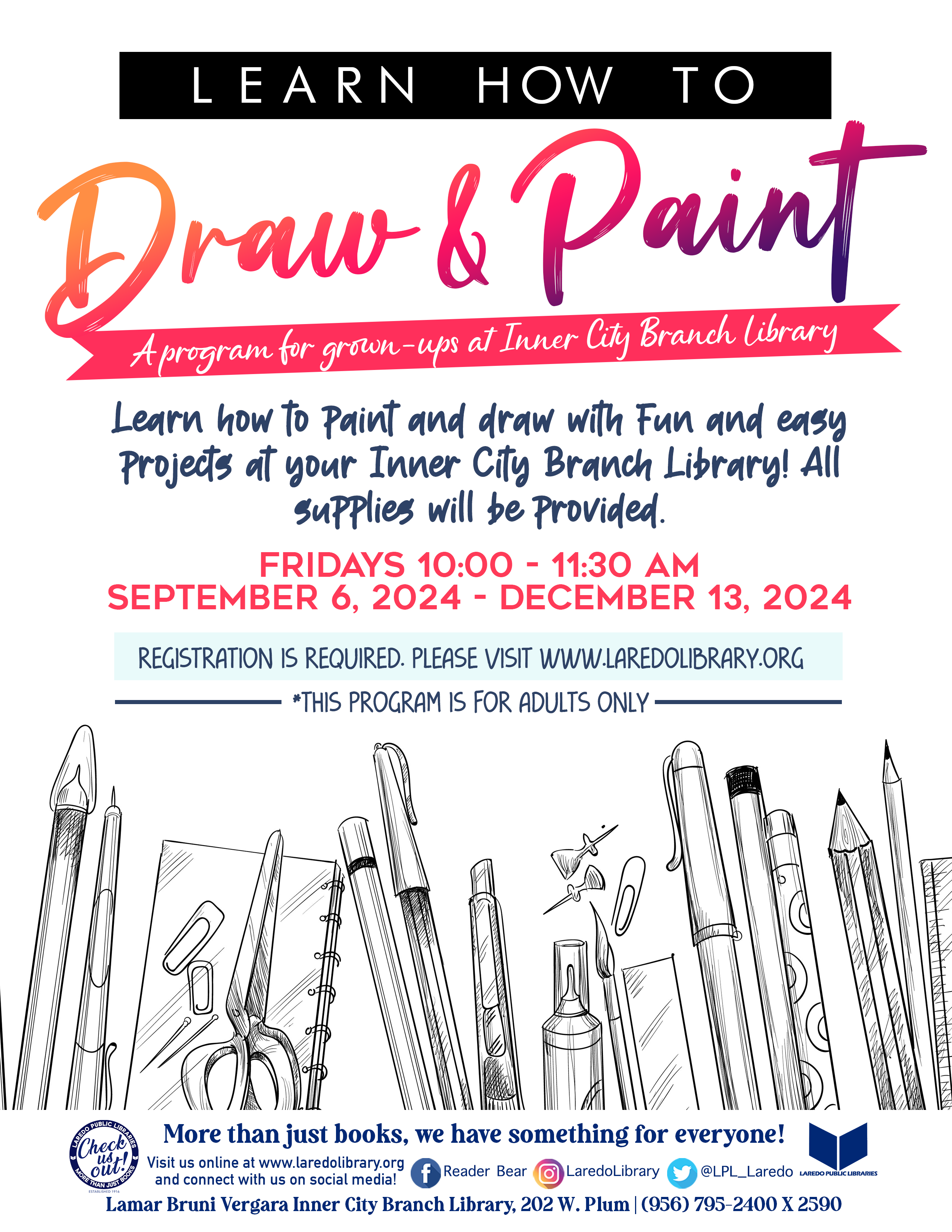 Learn How to Draw & Paint Registration Begins!