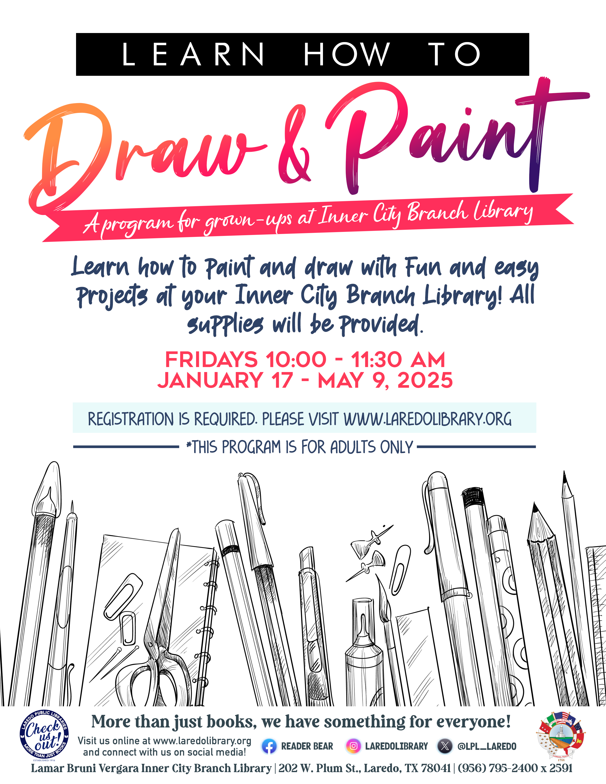 Learn How to Draw & Paint Registration Begins!