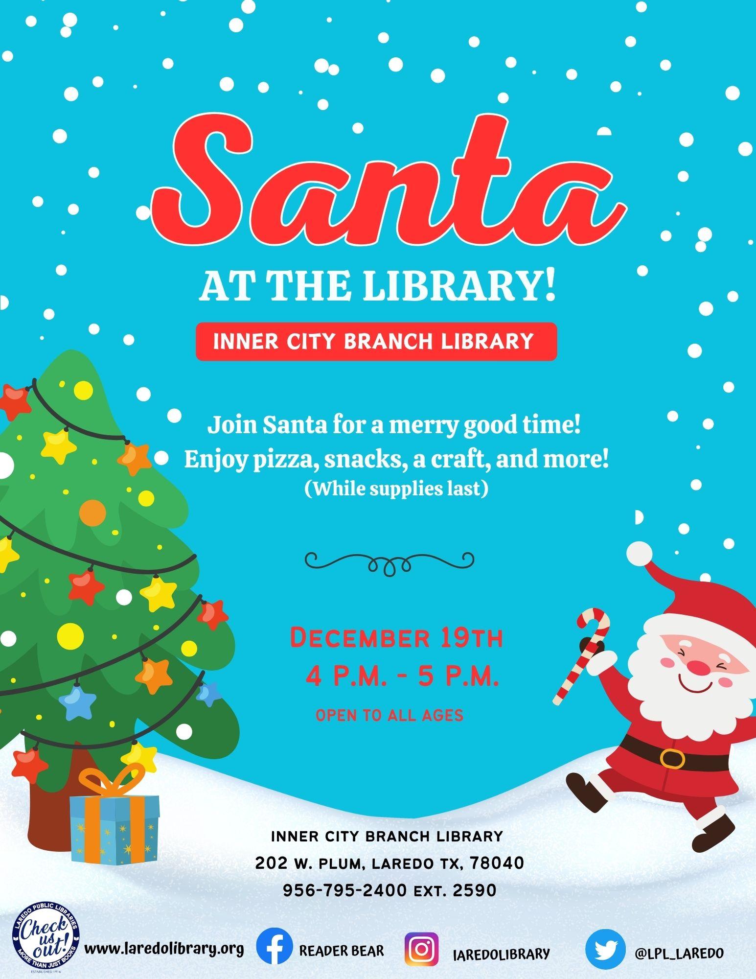 Santa at the Library!