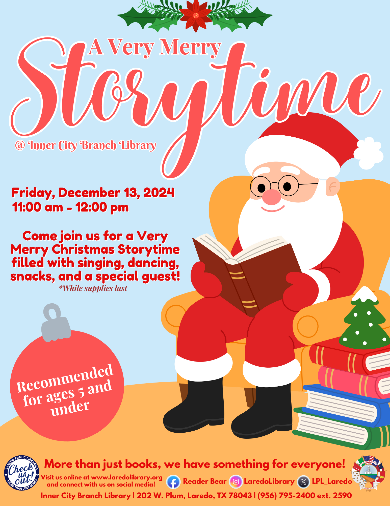 A Very Merry Christmas Storytime