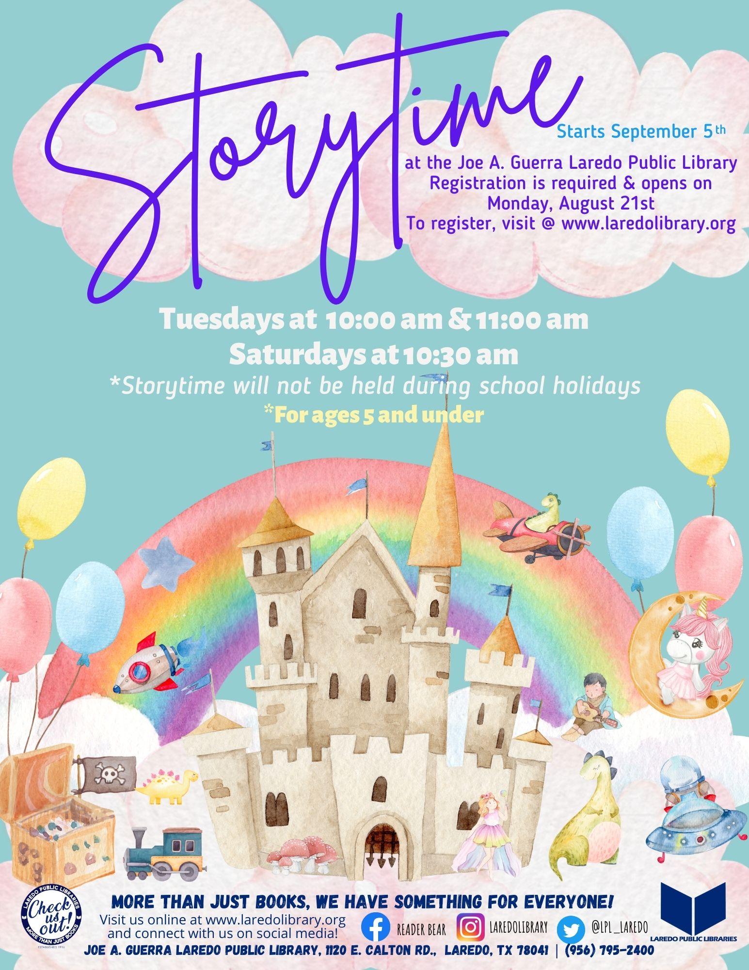 Storytime Registration