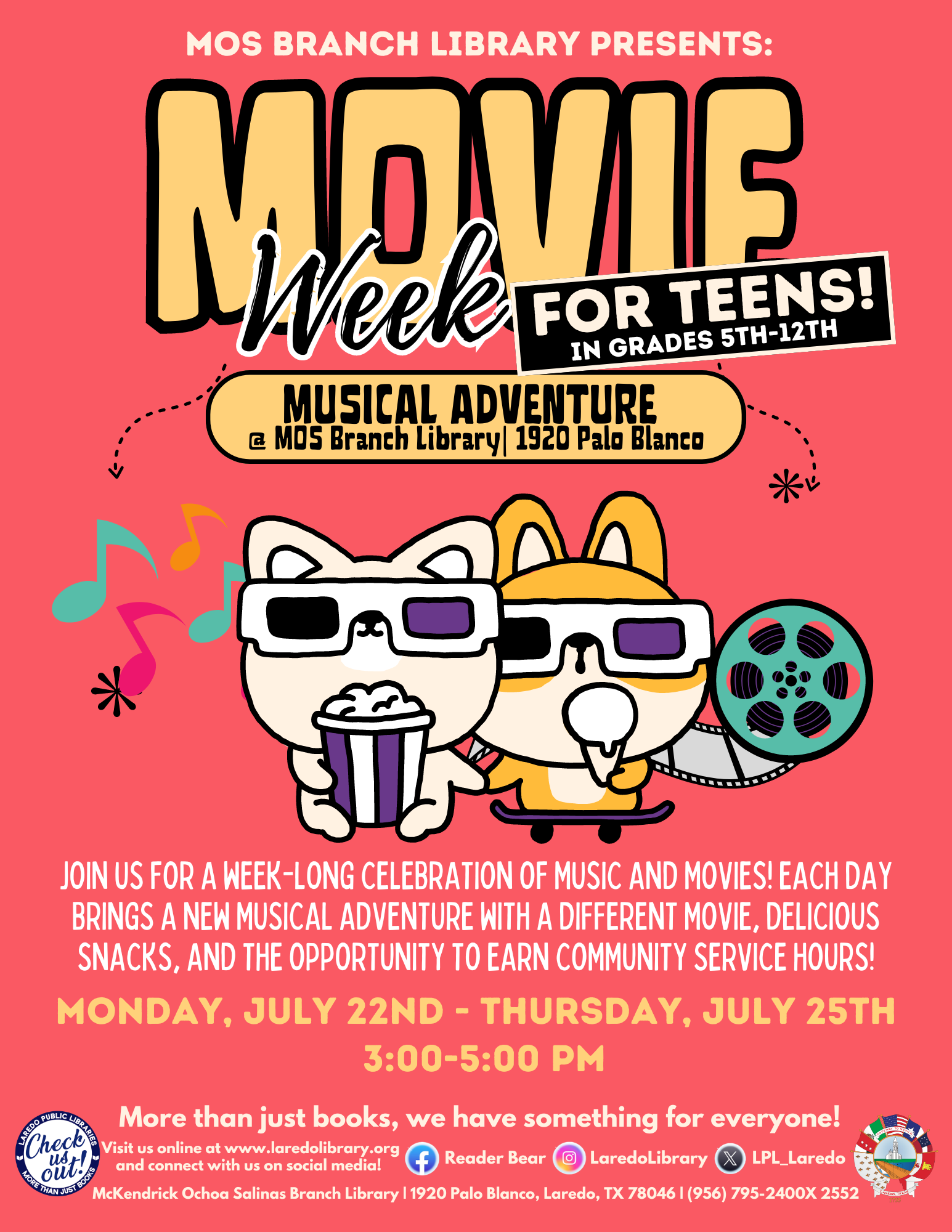 Movie Week for Teens | Laredo Public Library