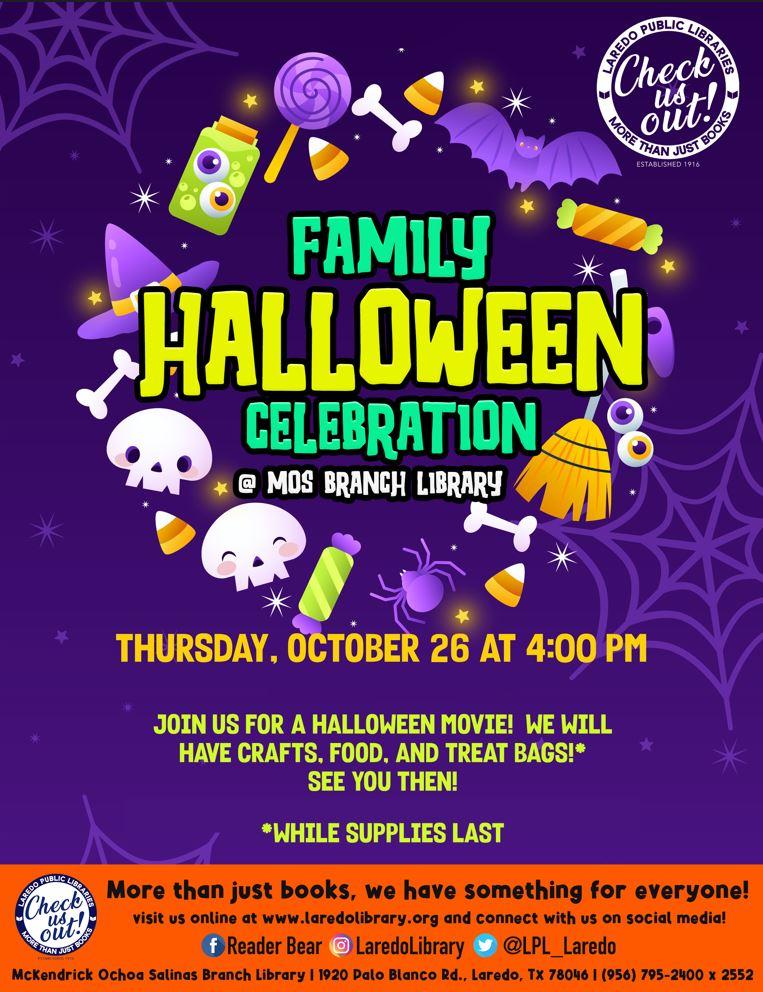 Family Halloween Celebration @ MOS