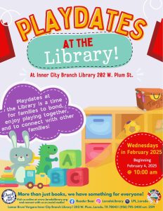 Playdates at the Library Registration Begins! @ Inner City Branch Library