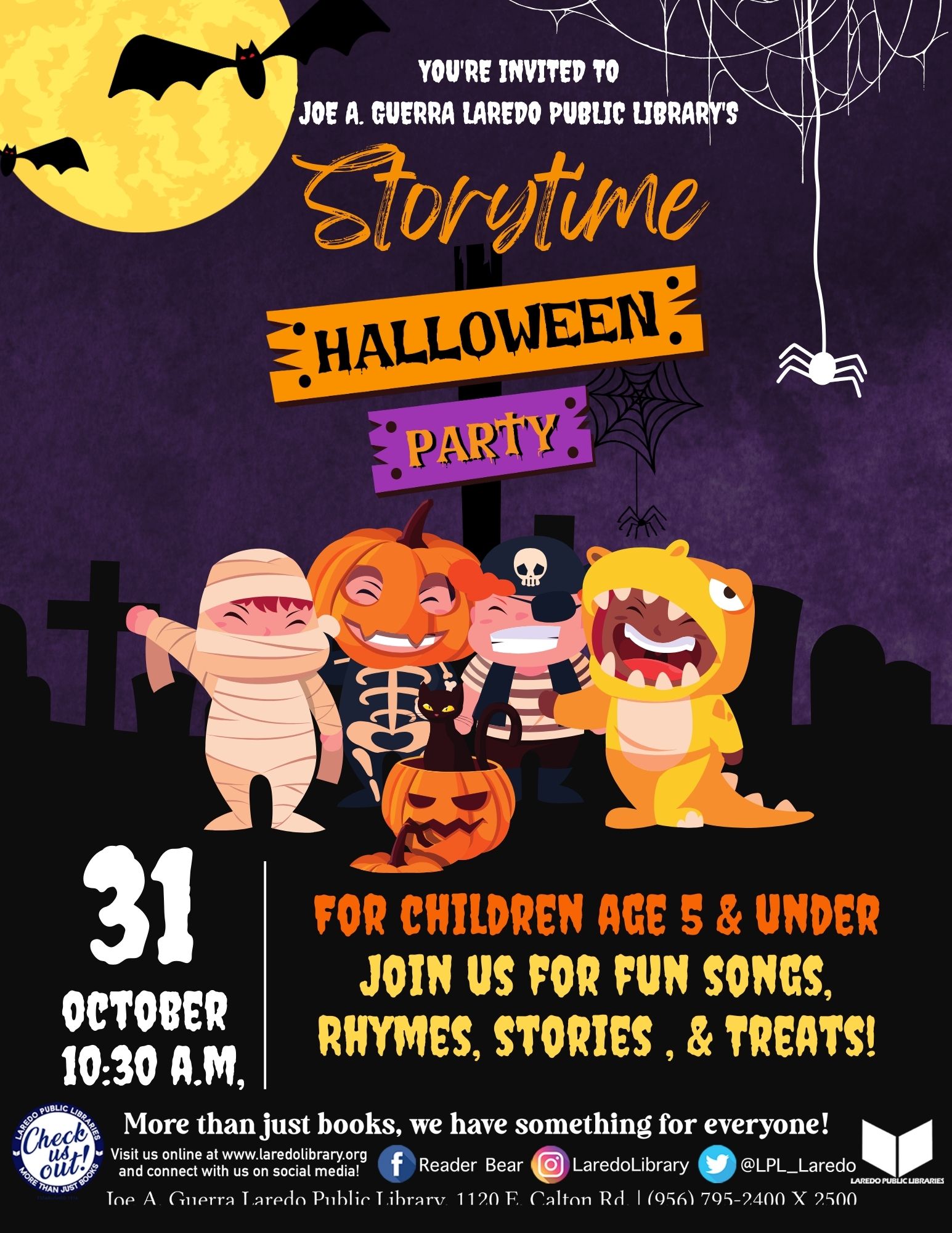 Storytime Halloween Party