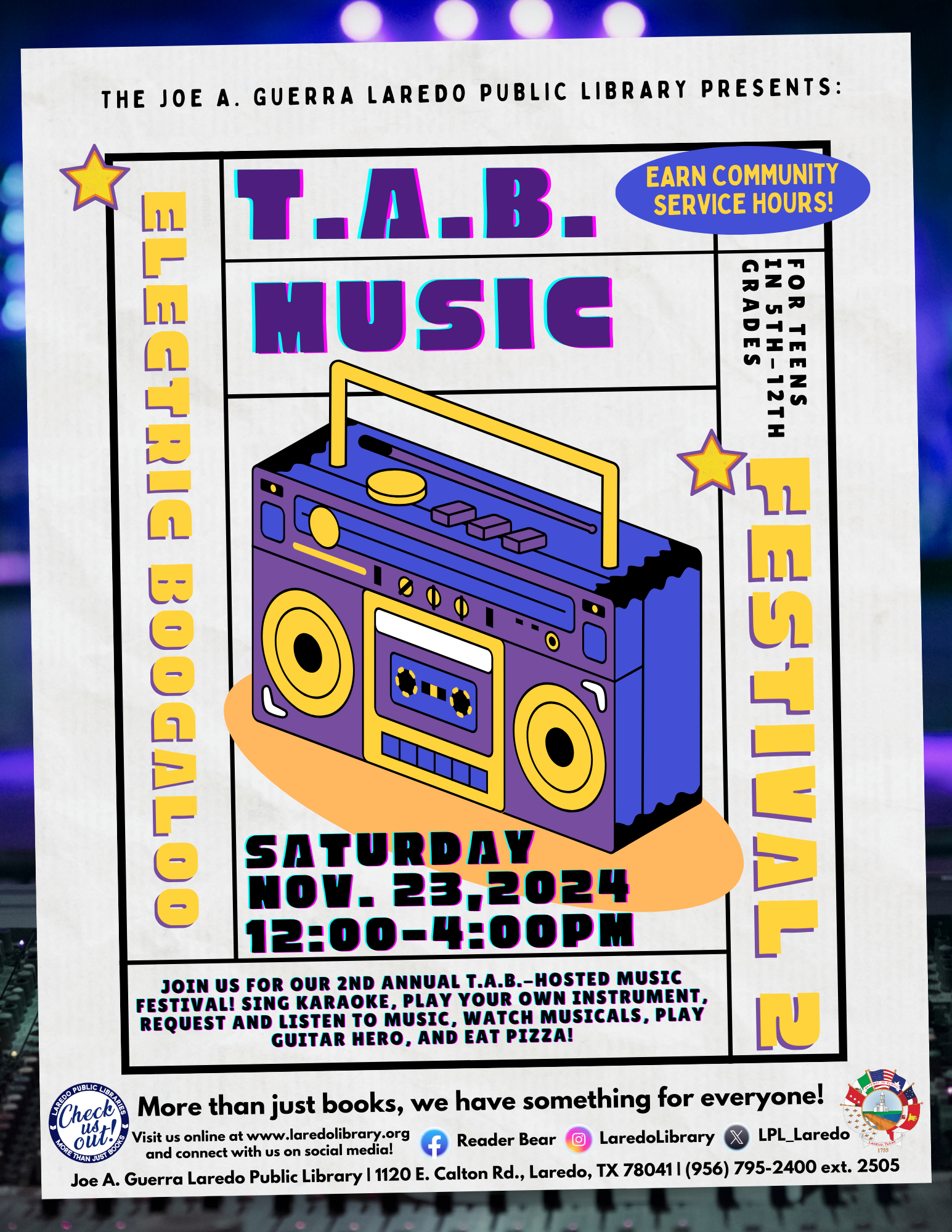 T.A.B. Music Fest 2: Electric Boogaloo