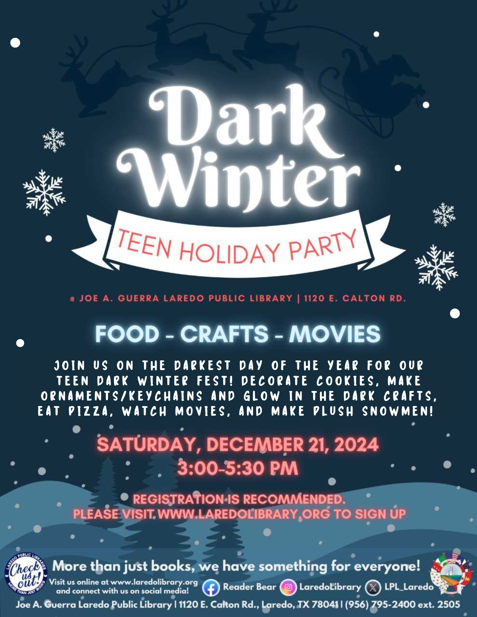 Teens’ Holiday Party: Dark Winter