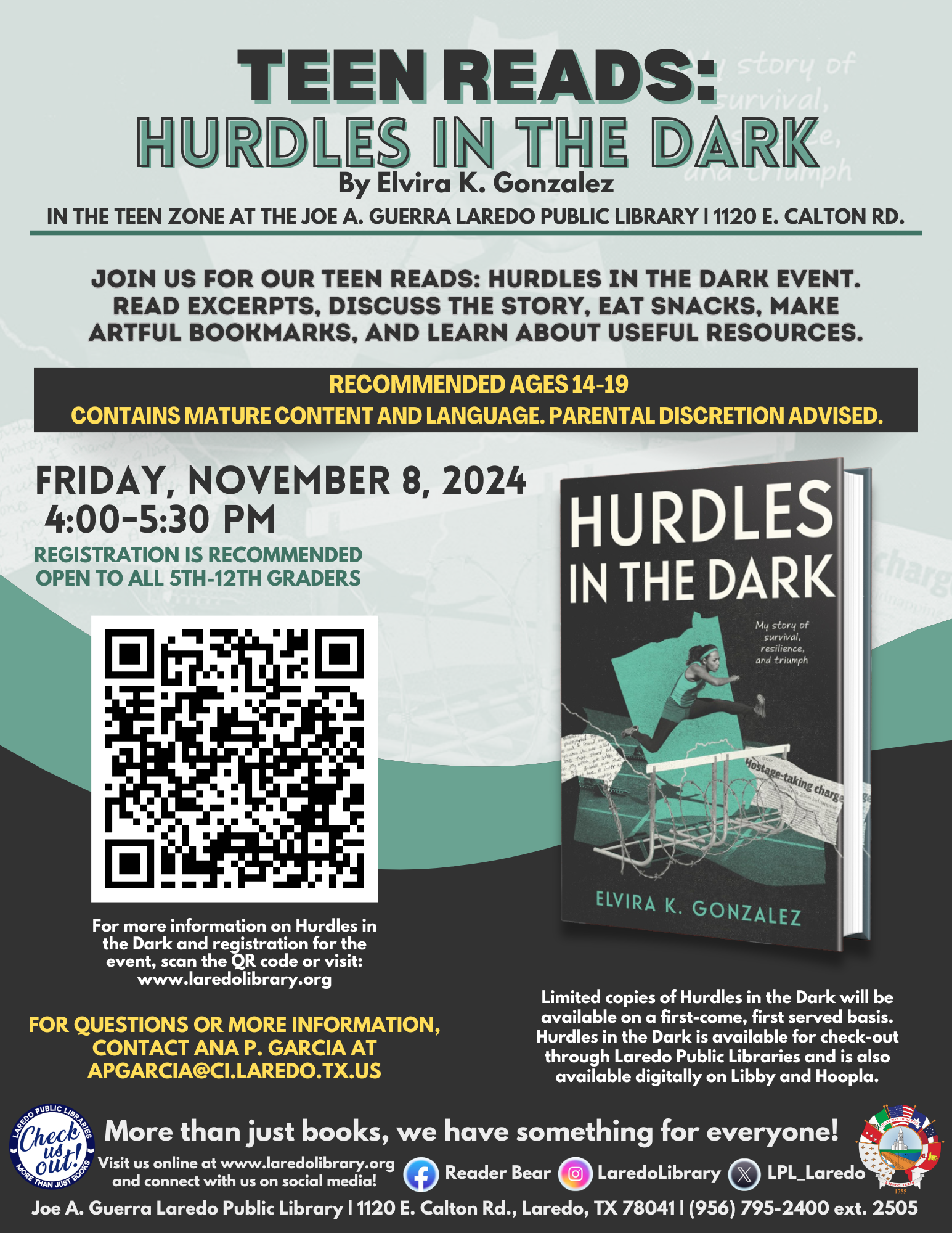 TEEN READS: Hurdles in the Dark