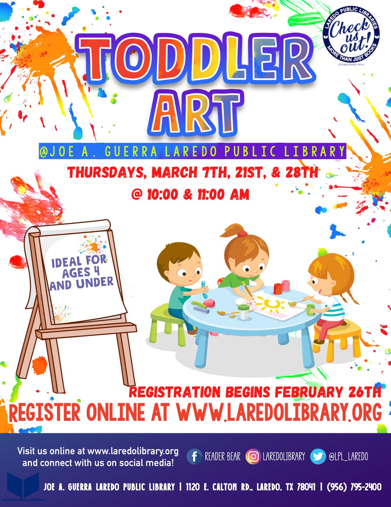 Toddler Art Registration