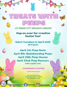 Treats with Peeps Registration Begins! @ Inner City Branch Librar