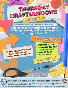 Thursday Crafternoons for Adults